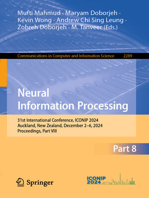 cover image of Neural Information Processing